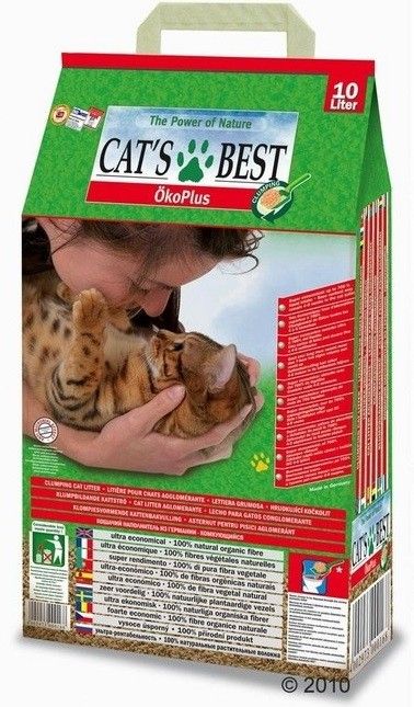 vegetarian Last Humane Cat's Best Oko Plus Original 40 l,asternut pentru pisici