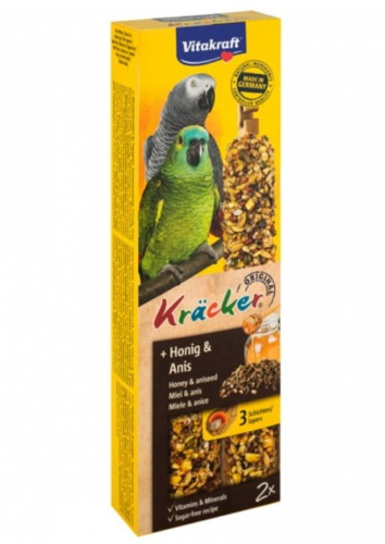 Vitakraft Baton Papagali cu miere si anason 2 buc 180 g