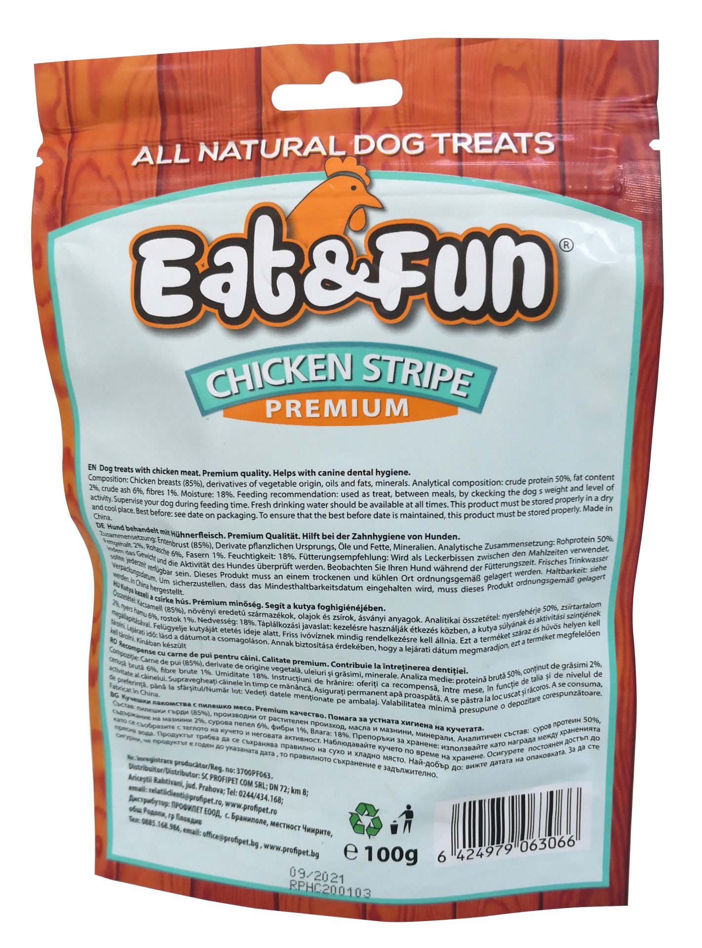 chicken stripe spate