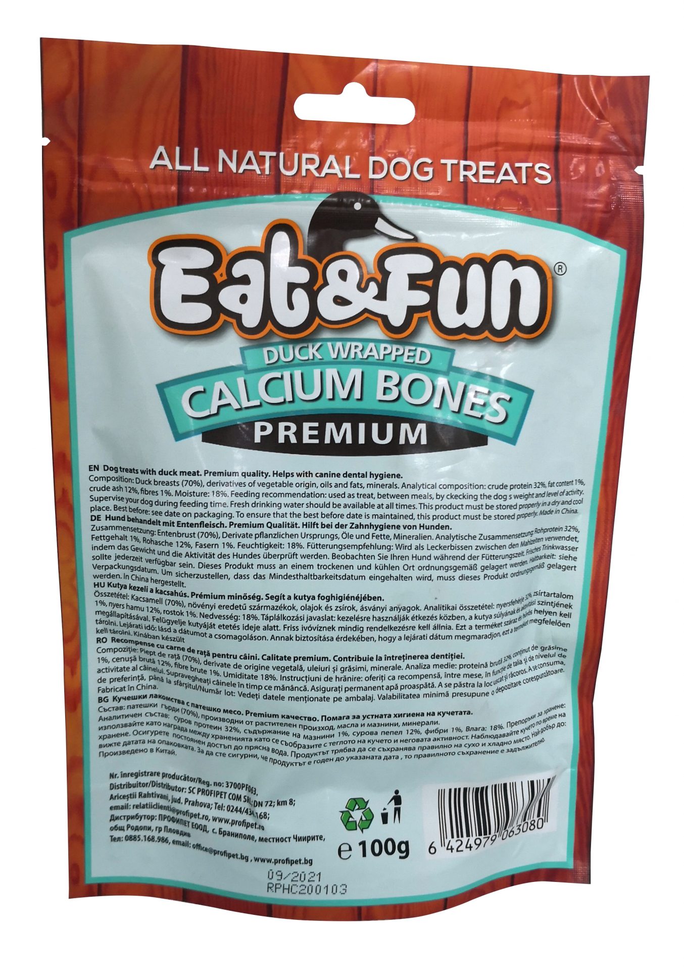 duck calcium bones spate