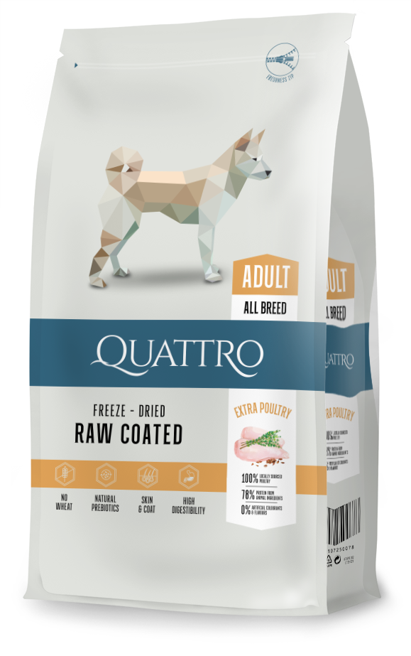Quattro Dog Adult Pui All Breed 12 Kg